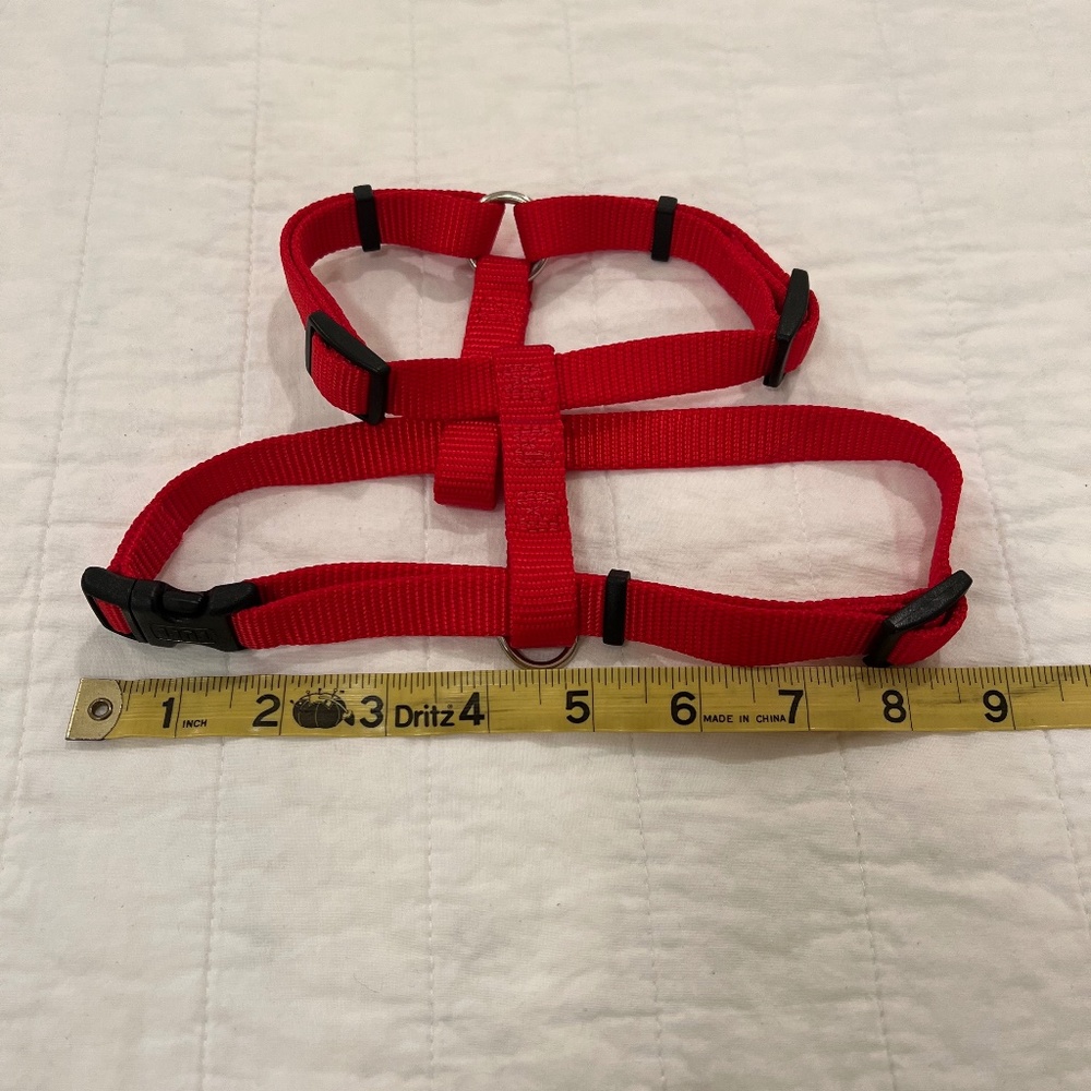 TUFF Dog Harness Red